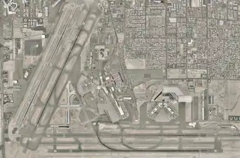 Vue satellite de LAS.