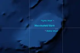 Ensembles du banc Macclesfield en mer de Chine méridionale.