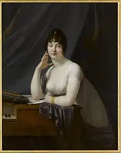 Madame Antoine-Vincent Arnault, née Marie-Jeanne Catherine dite Sophie Guesnon de Bonneuil (Salon de 1806). Musée des châteaux de Versailles et de Trianon (attribution).