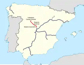 Voir la carte de la ligne.