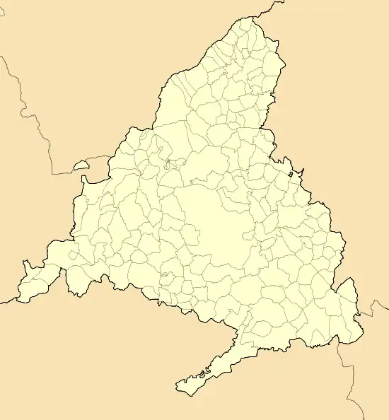 Voir sur la carte administrative de la communauté de Madrid