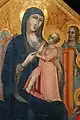 Maestà Paci, détail :Vierge à l'Enfant