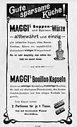 Publicité pour Maggi de 1903.