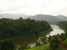 La Mahaweli près de Gampola.