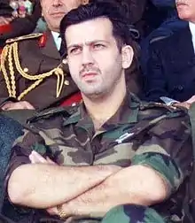 Maher el-Assad, frère du président Bachar el-Assad, général de la 4e division blindée.