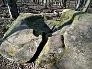 Opferschale, pierres druidiques.