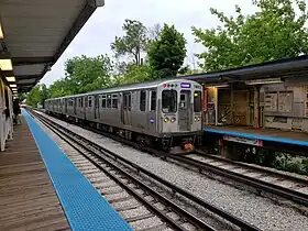 Image illustrative de l’article Ligne mauve du métro de Chicago