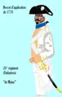 régiment de Maine de 1776 à 1779