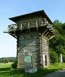 Limes à Mainhardt : tour reconstituée.