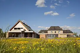 La maison du parc naturel régional des Marais du Cotentin et du Bessin.