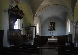 Intérieur de l'église.