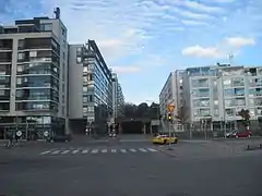 Mallaskatu vue de Hietalahdenranta.