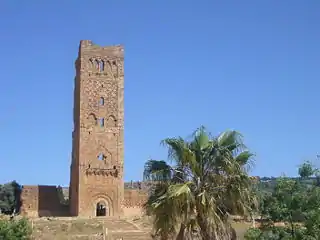 Le minaret de la Mansourah.