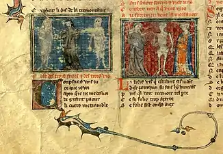 Manuscrit du roman de la rose BnF Ms 378 fol. 7v.