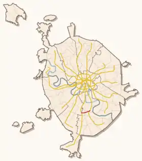 Voir la carte de la ligne.