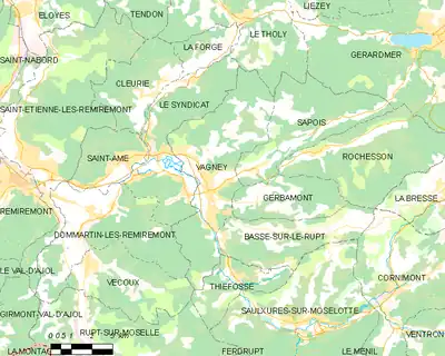 Carte de Vagney