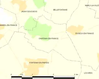 Carte de la commune.