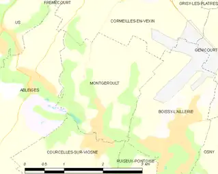 Carte de la commune.