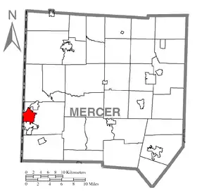 Localisation de Sharon