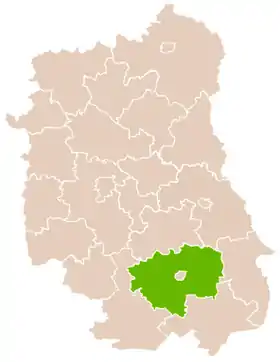 Localisation de Powiat de Zamość