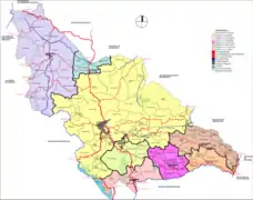 Corregimientos de la municipalité de Santa Rosa de Osos.