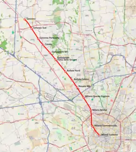 Image illustrative de l’article Ligne de Milan à Saronno