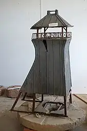 Maquette du chevalement du puits no 15.