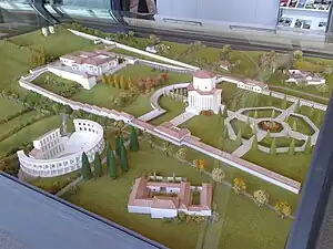 Maquette de l'ensemble monumental de Cassinomagus.