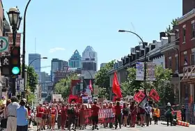 Version montréalaise de la marche en 2016
