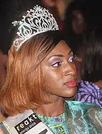 Mariame Touré lors des J Awards Guinée 2019