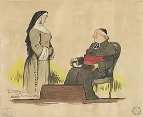 Primerose, dessin d'Yves Marevéry, 1911.