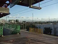 Vue de la plateforme centrale.