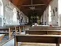 L'église, intérieur.