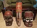 Masques BaKongo de la région du Kongo Central