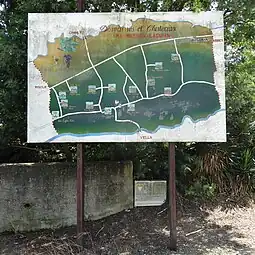 Plan des domaines et châteaux.