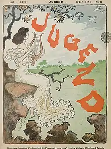 Couverture pour Jugend, no 24 (1897).