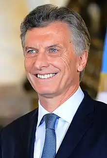 Argentine   Mauricio Macri, président