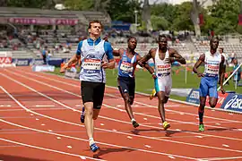 Séries du 100 m masculin