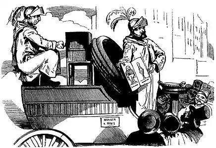 Mengin par Bertall (1853).