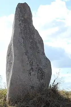 Le menhir de Laniscar.