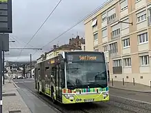Mercedes Benz Citaro C2 n°296, sur la ligne 10 du réseau STAS direction Place Jean Jaurès. En déviation.
