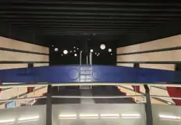 Vue de la mezzanine en direction des voies