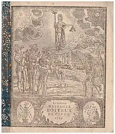 Couverture du Messager Boiteux de 1799