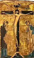 Icône de la Crucifixion, XIIe siècle
