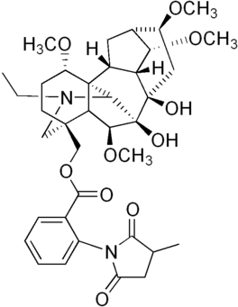 Image illustrative de l’article Méthyllycaconitine