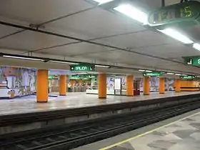 Quai de la station.