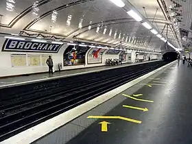 Les quais de la station.