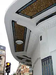 Détails de l'édicule d'accès.