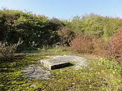 Le puits no&nbsp;2 dans son environnement.