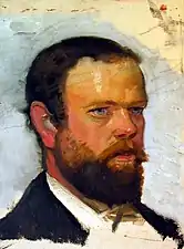 Portrait inachevé de Adrian Stokes (1888)